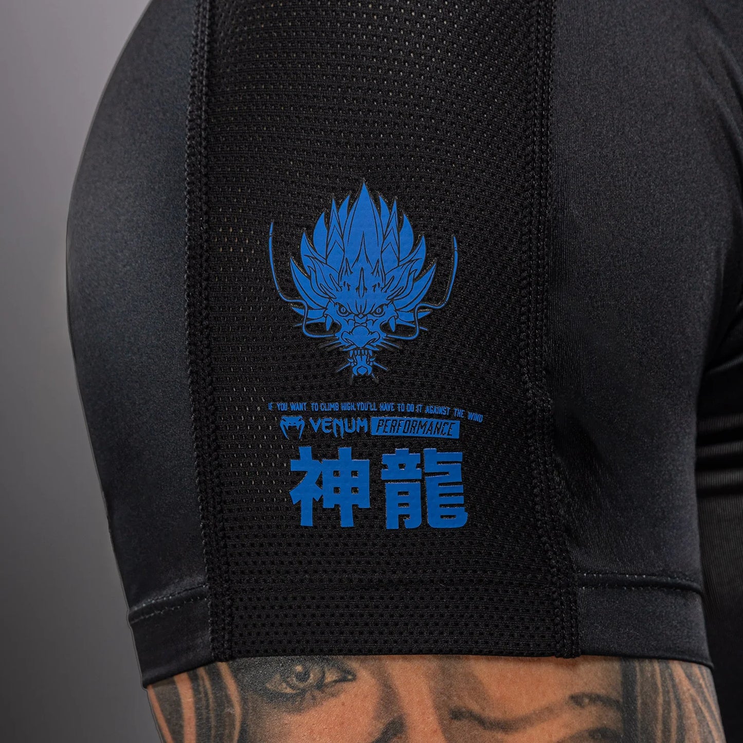 VENUM RASHGUARD Thunder Dragon - (Black/Royal Blue)