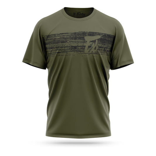 Fairtex T-SHIRT SANDED ARMY SPORT (Army Green) - TST163