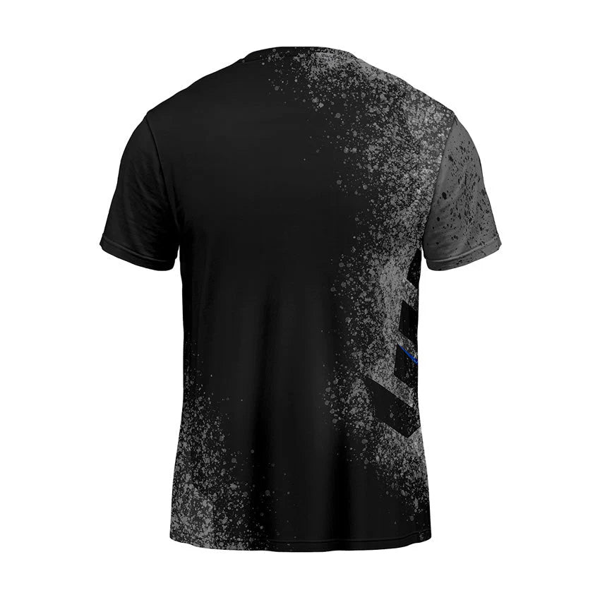 YUTH - Men's Crossbody T-Shirt - (Black)