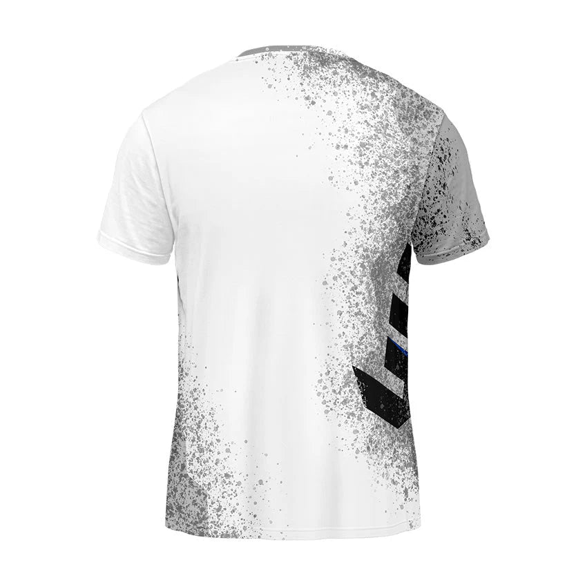 YUTH - Men's Crossbody T-Shirt - (White)