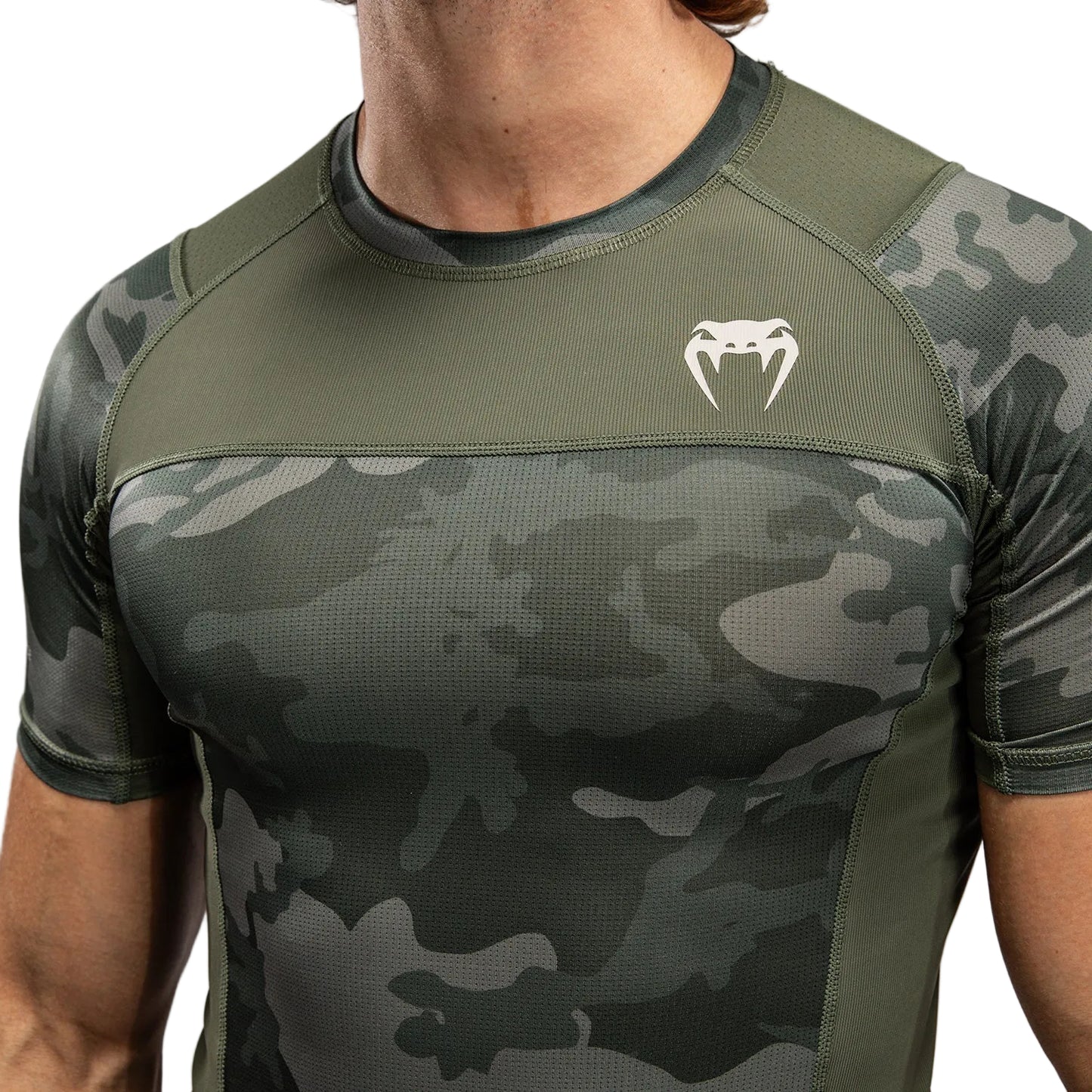 VENUM RASHGUARD G-Fit Air Short Sleeve (Army Camo)