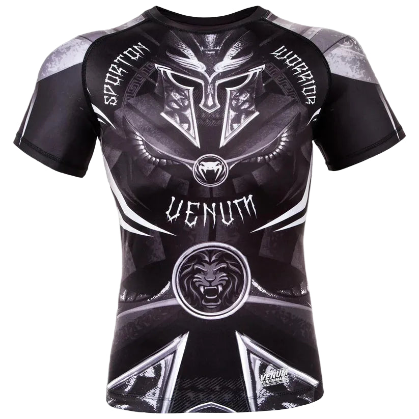 VENUM RASHGUARD Gladiator 3.0 Short Sleeves (Black/White)