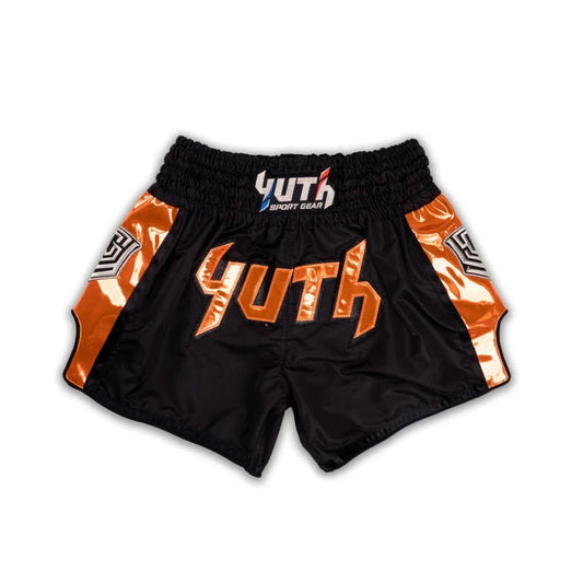 YUTH - Hologram Thai Short - (Black/Orange)