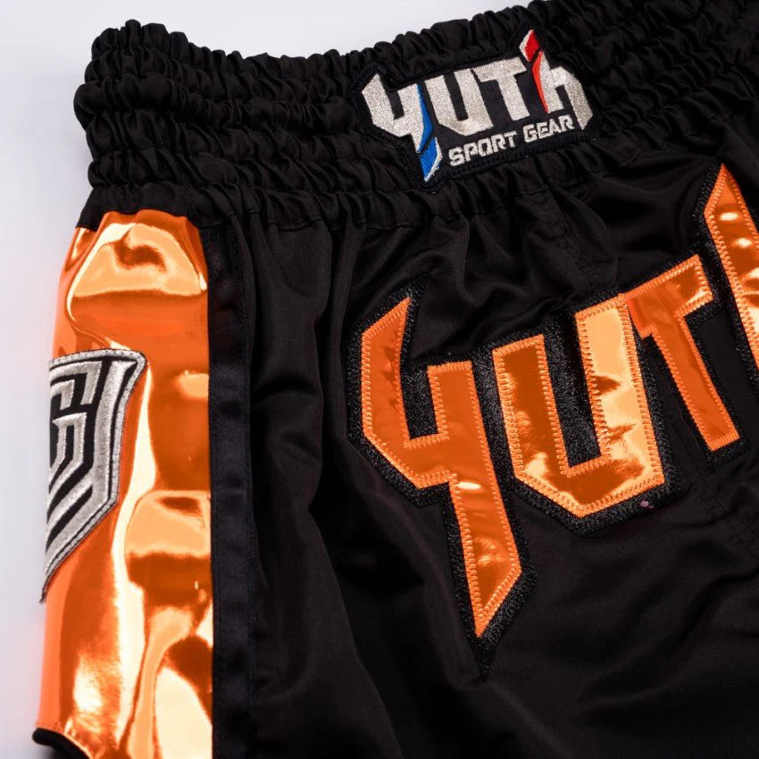 YUTH - Hologram Thai Short - (Black/Orange)