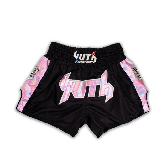 YUTH - Hologram Thai Short - (Black/Pink)