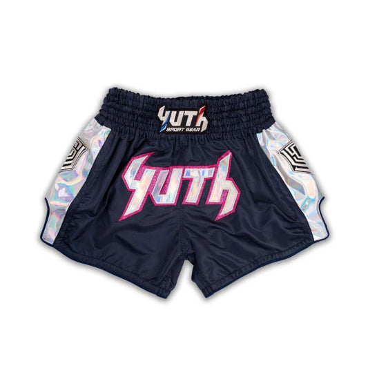 YUTH - Hologram Thai Short - (Black/Silver/Pink)