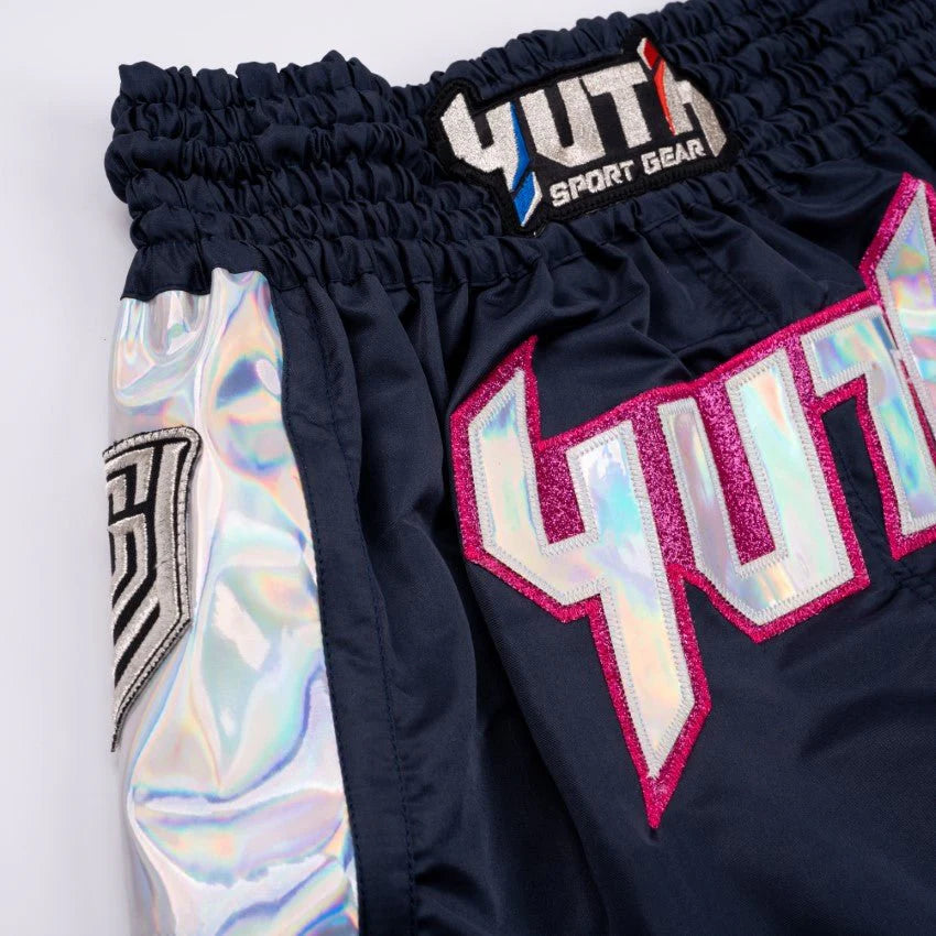 YUTH - Hologram Thai Short - (Black/Silver/Pink)