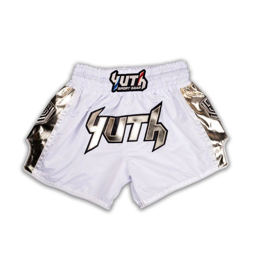 YUTH - Hologram Thai Short - (White/Gold)