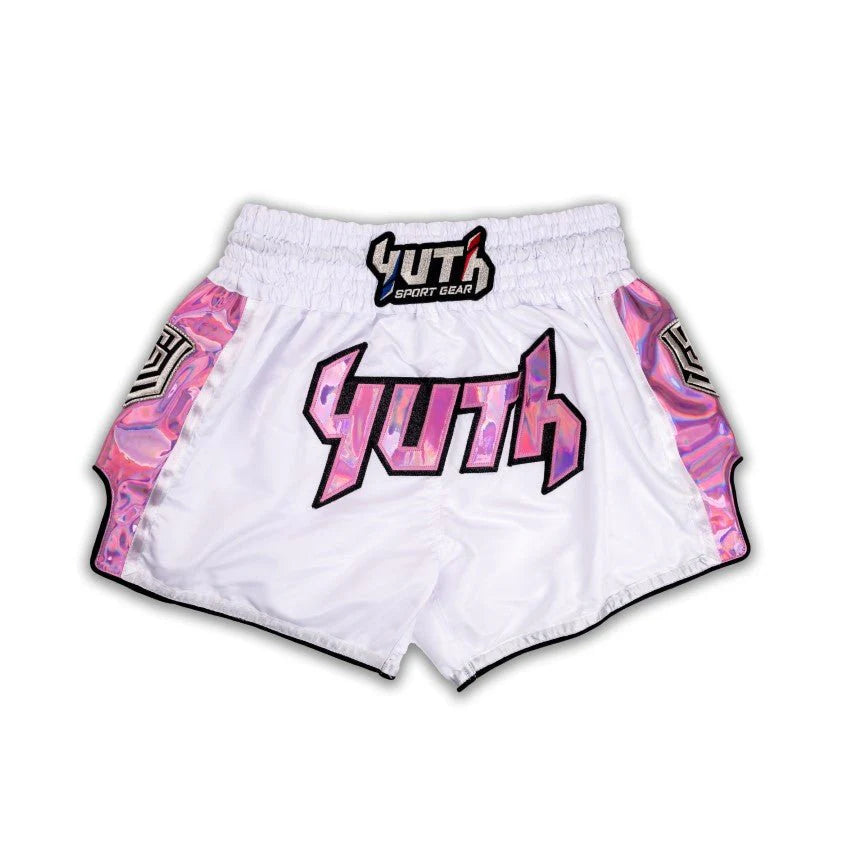 YUTH - Hologram Thai Short - (White/Pink)