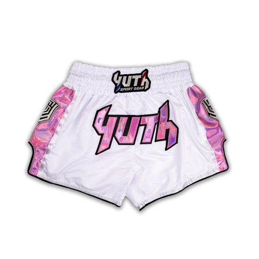 YUTH - Hologram Thai Short - (White/Pink)