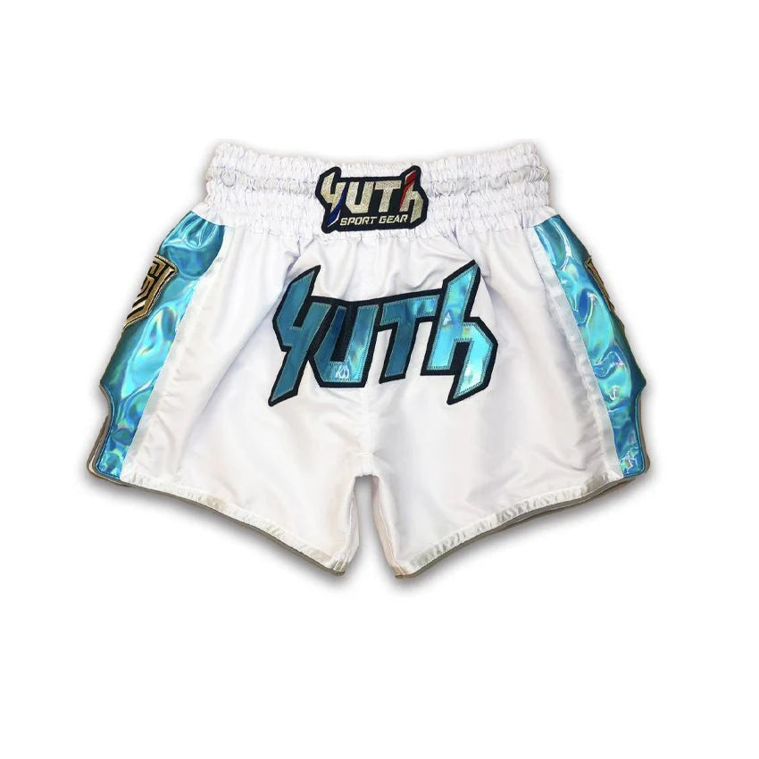YUTH - Hologram Thai Short - (White/Blue)