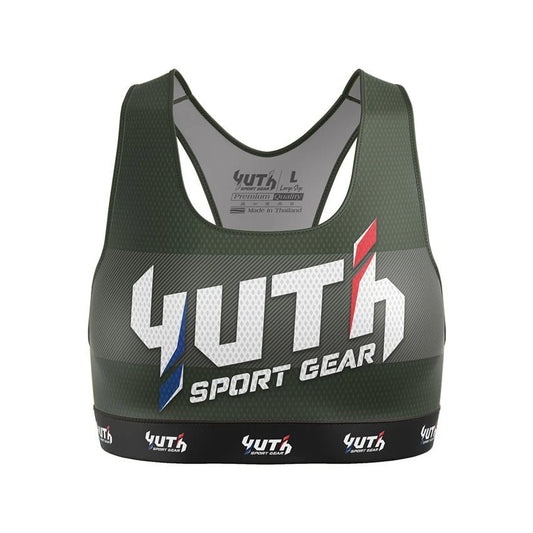 YUTH - Sport Bra Women - (Army Green)