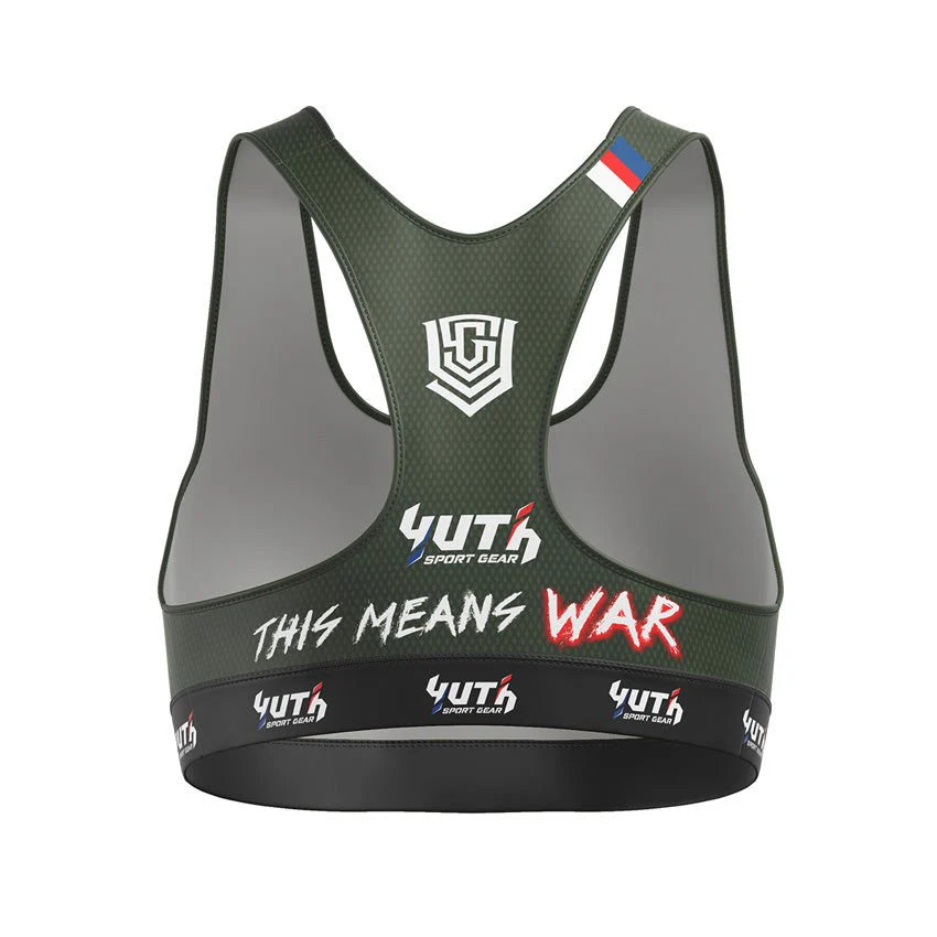 YUTH - Sport Bra Women - (Army Green)