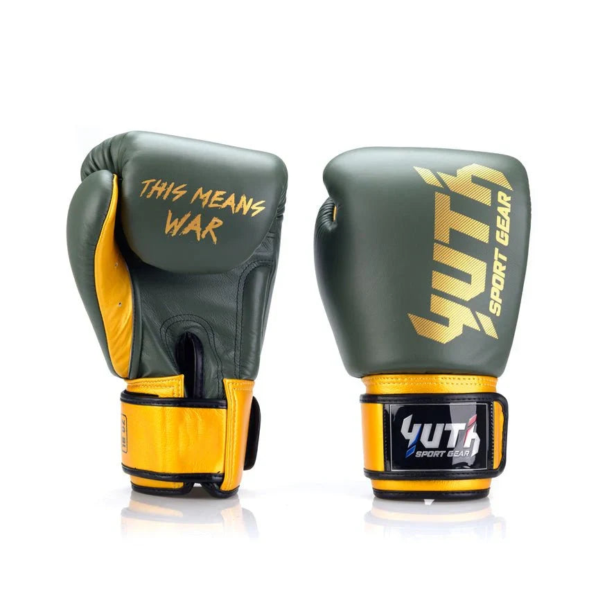YUTH - Gold Line - (Army Green/Gold)