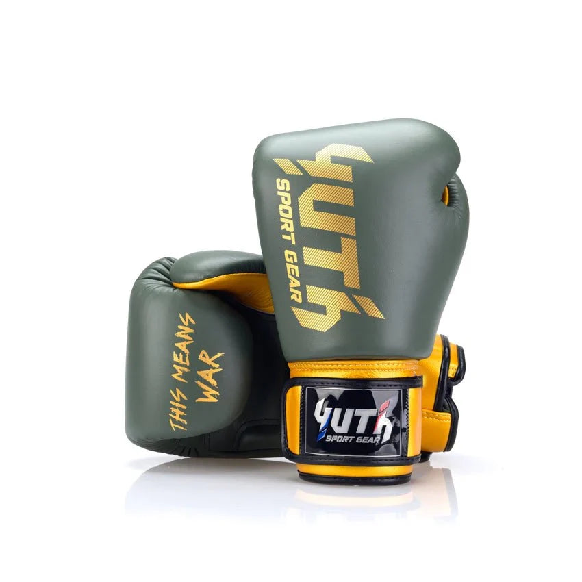 YUTH - Gold Line - (Army Green/Gold)