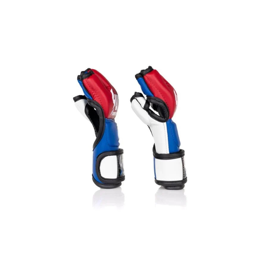 YUTH - MMA Competition Gloves - (Red/White/Blue)