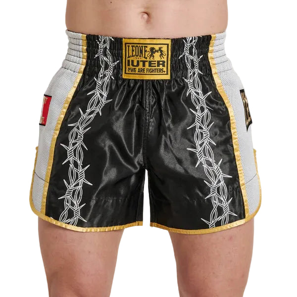 LEONE KICK THAI SHORT BARBEWIRED - AB05IU