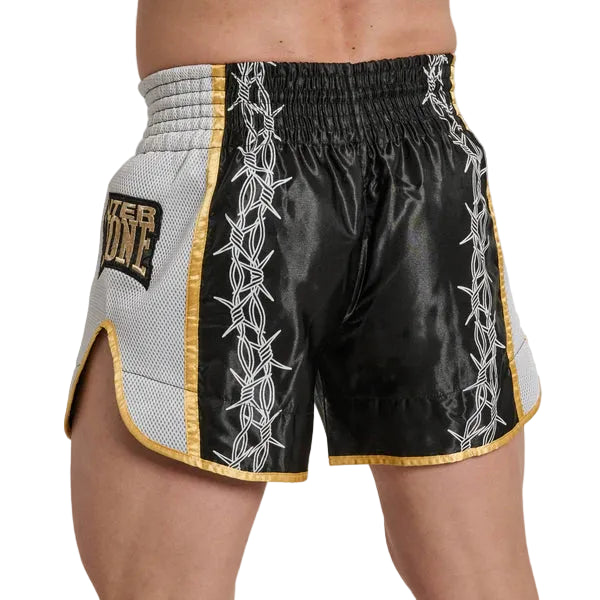 LEONE KICK THAI SHORT BARBEWIRED - AB05IU