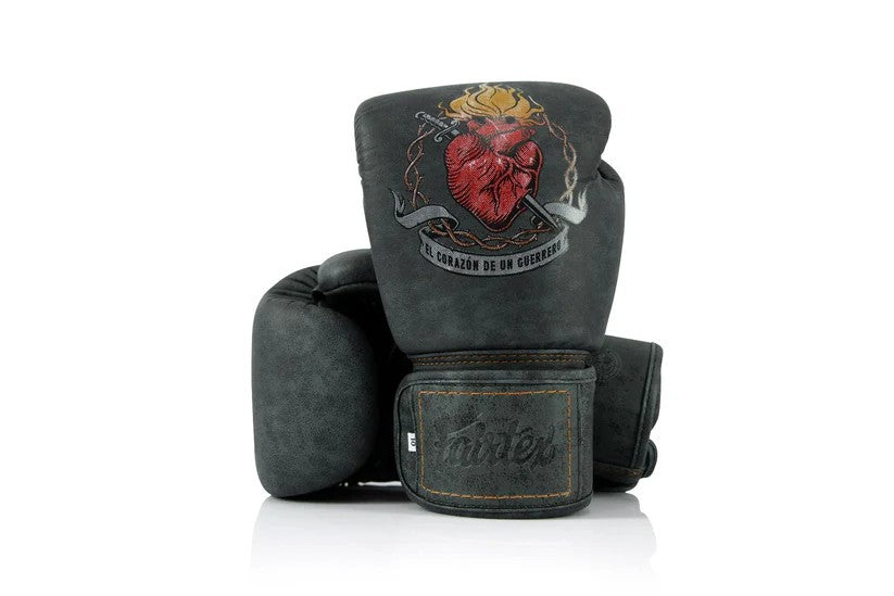 Fairtex BGV PREMIUM - MUAY THAI / BOXING GLOVES "Heart of Warrior" Premium Leather