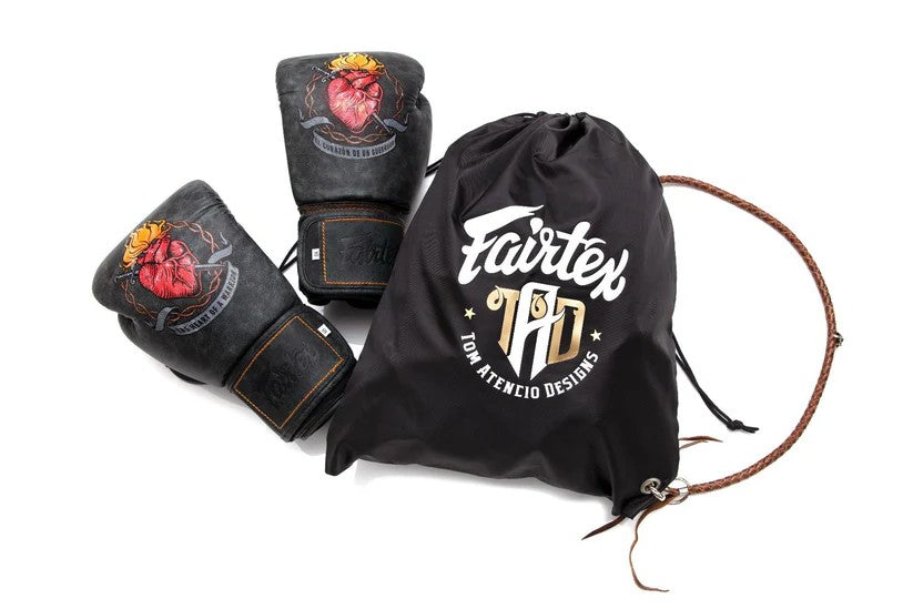 Fairtex BGV PREMIUM - MUAY THAI / BOXING GLOVES "Heart of Warrior" Premium Leather