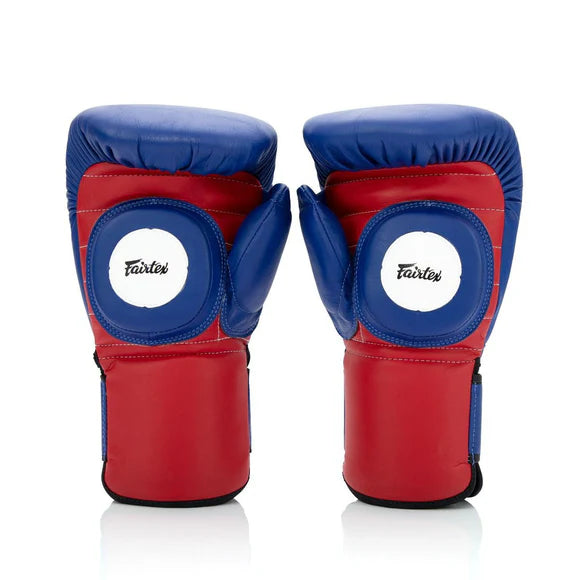 Fairtex COACH SPARRING GLOVES (BLUE / RED) - BGV13