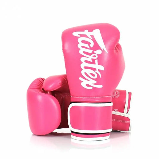 Fairtex MUAY THAI / BOXING GLOVES (PINK/white screen) - BGV14