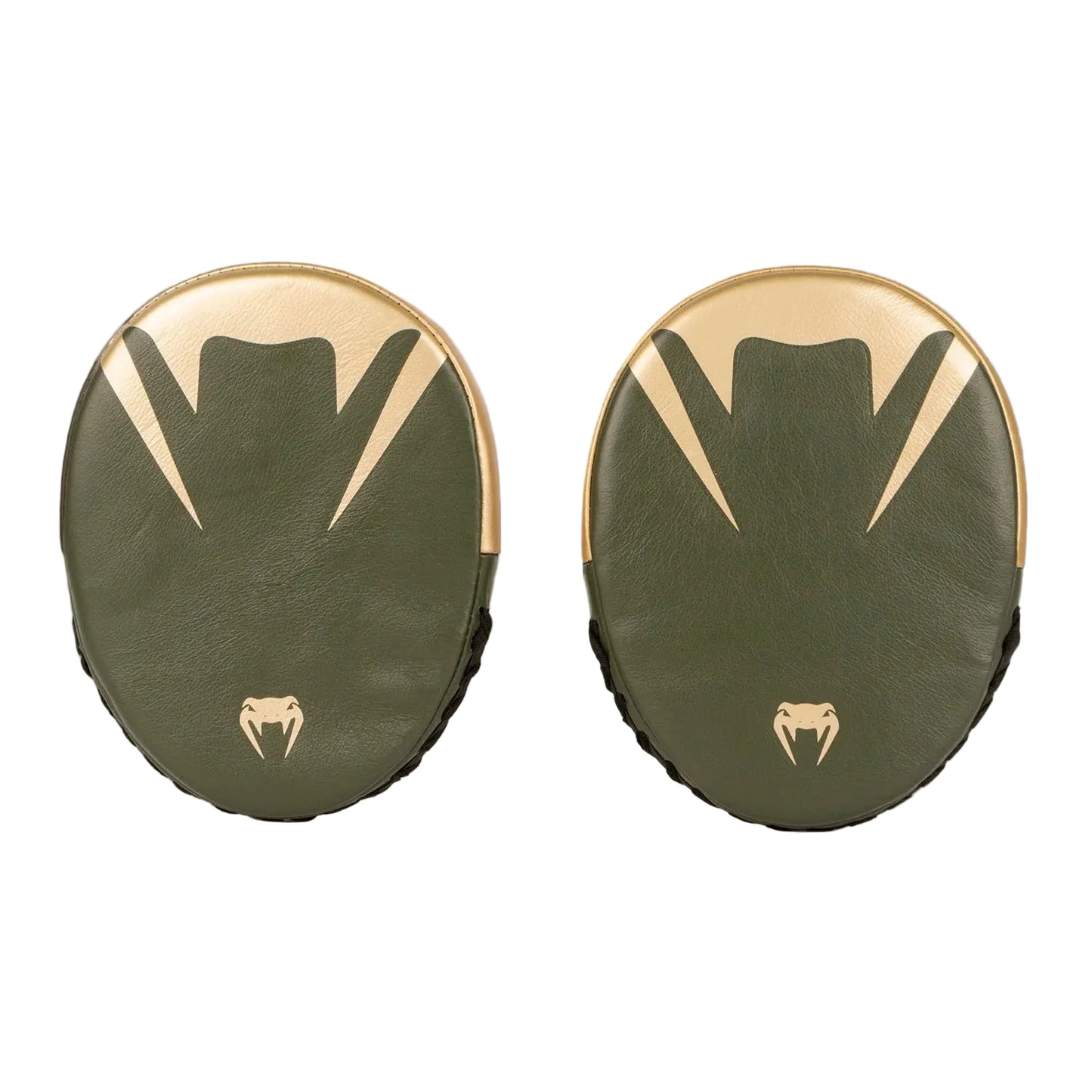 Venum - Pro Boxing Flat Punch Mitts - (Khaki/Gold)