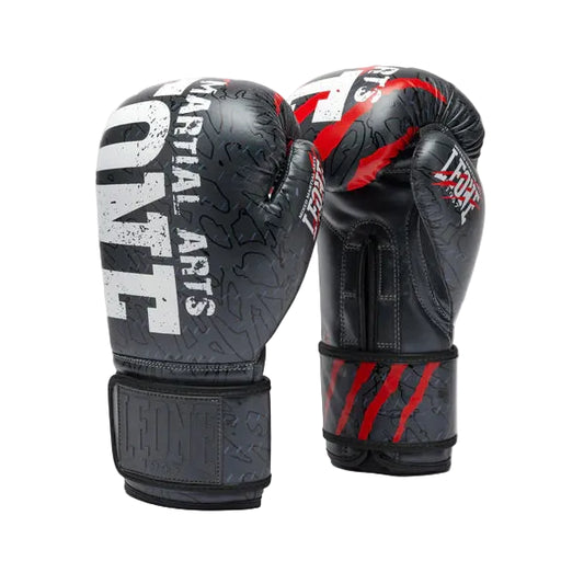 Γάντια LEONE - GUANTI BOXE PRIMAL INSTINCT (Μαύρο/Κόκκινο) GN004