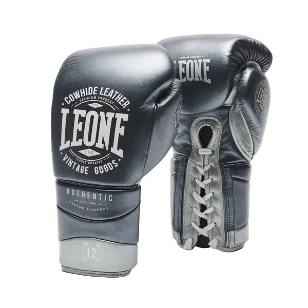 LEONE Gloves - BOXING GLOVES AUTHENTIC 2 (Dark Grey) - GN116L