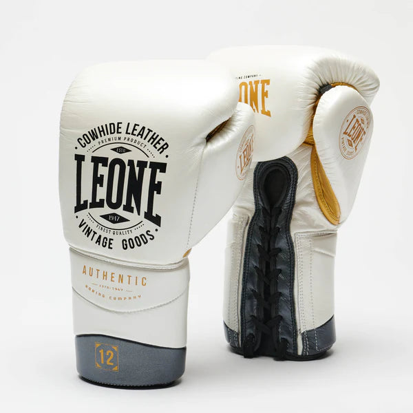 LEONE Gloves - BOXING GLOVES AUTHENTIC 2 (White) - GN116L