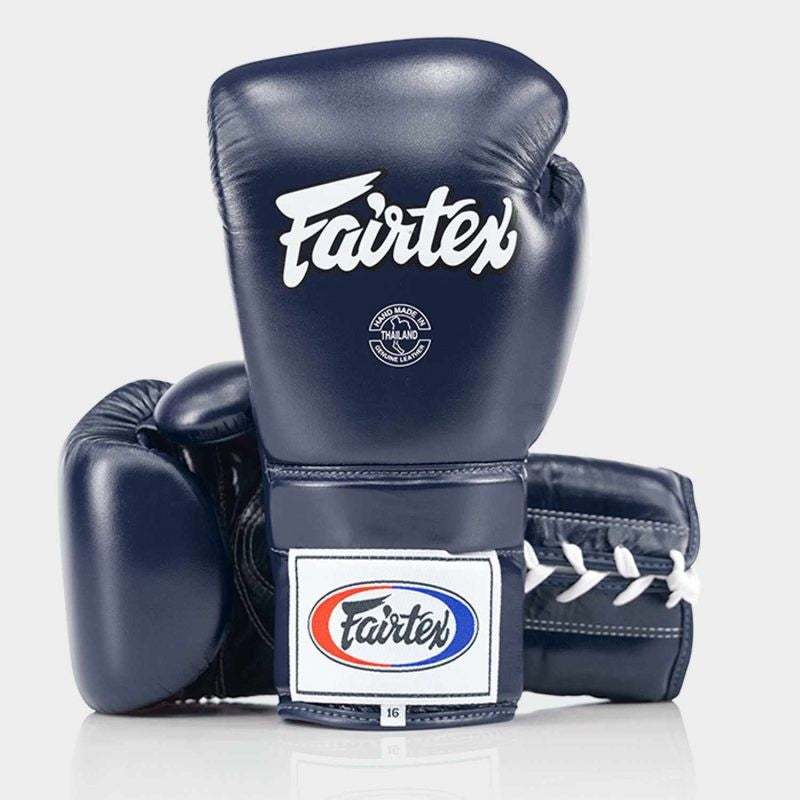Fairtex BGL3- Pro Sparing Lace-up Gloves "Locked Thump"