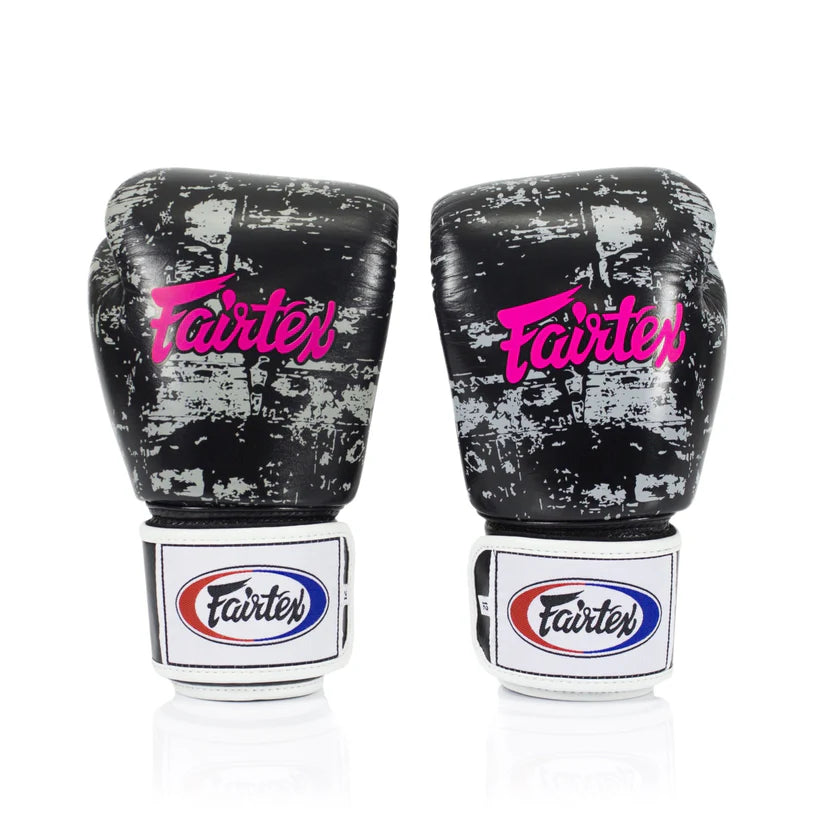 Fairtex BGV1 - MUAY THAI / BOXING GLOVES "DARK CLOUD" Premium Leather