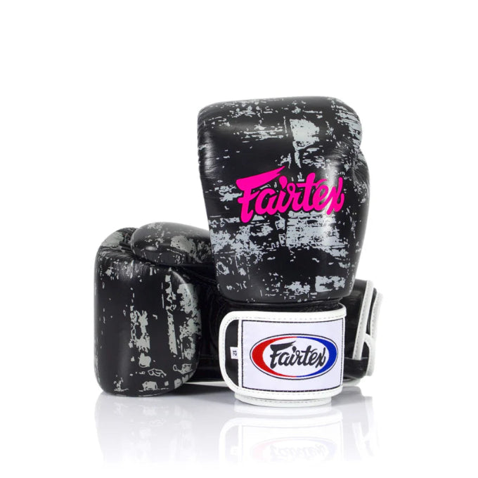 Fairtex BGV1 - MUAY THAI / BOXING GLOVES "DARK CLOUD" Premium Leather