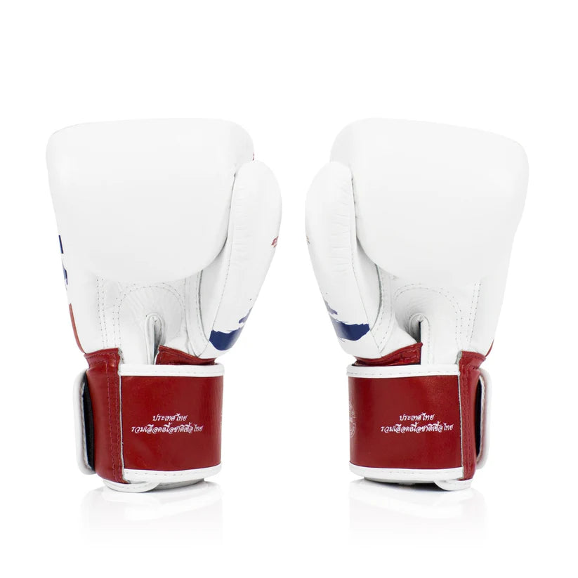 Fairtex BGV1 - MUAY THAI / BOXING GLOVES "Tight-Fit" PREMIUM LEATHER" (Thai Pride)
