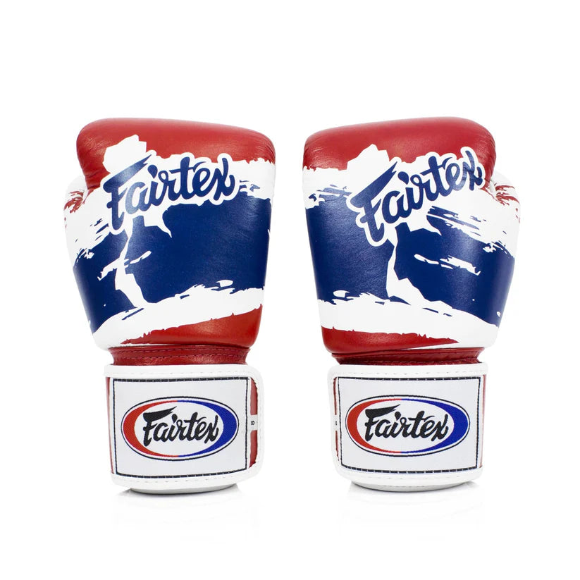 Fairtex BGV1 - MUAY THAI / BOXING GLOVES "Tight-Fit" PREMIUM LEATHER" (Thai Pride)