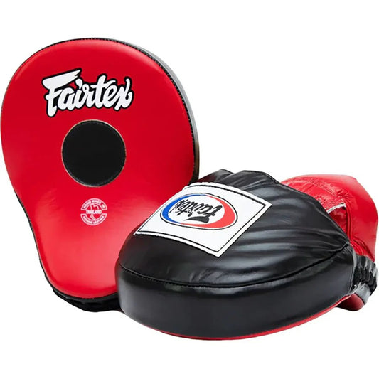 Fairtex "Ultimate Contour" FOCUS MITTS (Red / Black) - FMV9