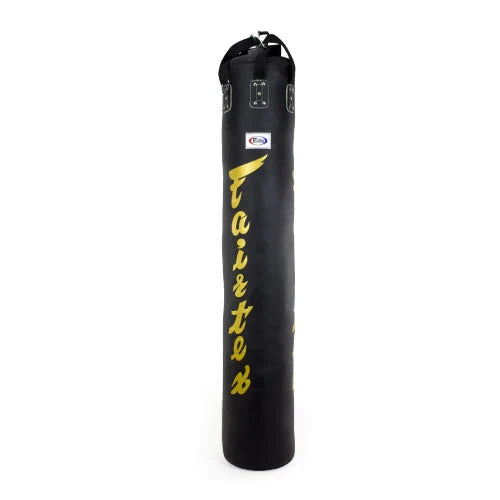 Fairtex HB6-BANANA BAG 6FT (BLACK / GOLD)