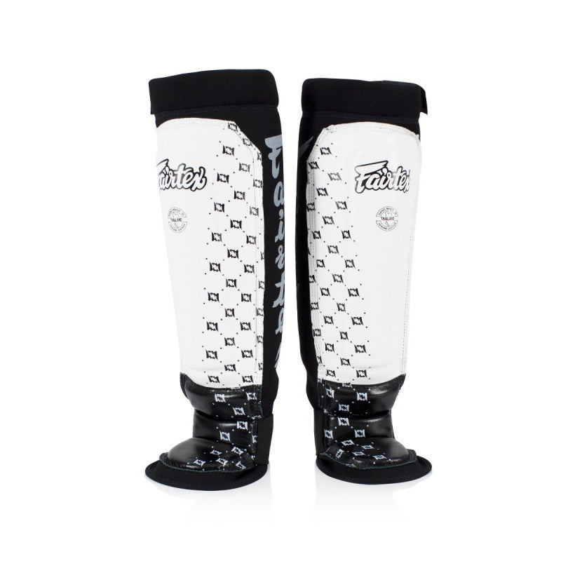 Fairtex NEOPRENE SHIN PADS - SP6 (White/Black)