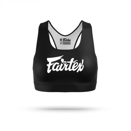 Fairtex CLASSIC SPORT BRA (Black/White) - SB1