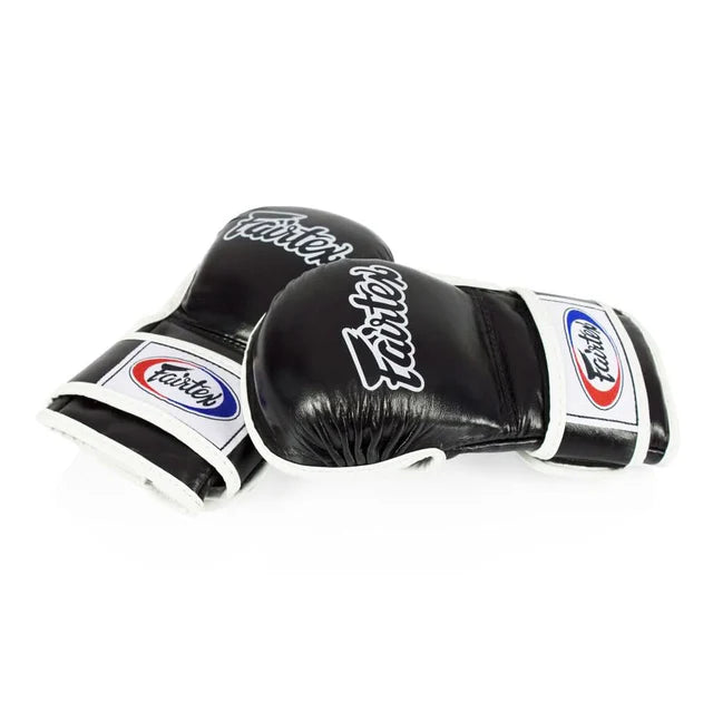 Fairtex FGV15-MMA SPARRING DOUBLE WRIST WRAP GLOVES (Black)