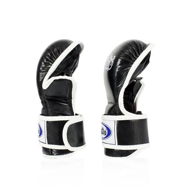 Fairtex FGV15-MMA SPARRING DOUBLE WRIST WRAP GLOVES (Black)