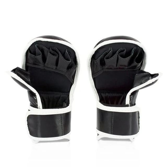 Fairtex FGV15-MMA SPARRING DOUBLE WRIST WRAP GLOVES (Black)