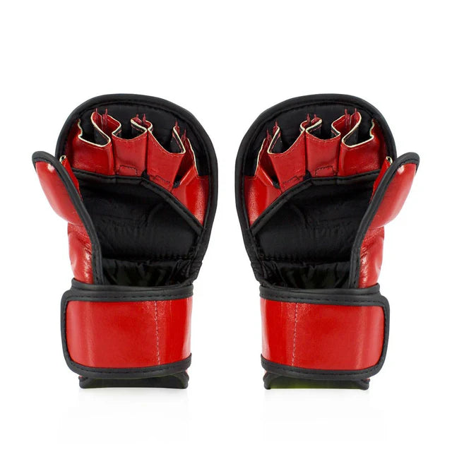 Fairtex FGV15-MMA SPARRING DOUBLE WRIST WRAP GLOVES (Red)
