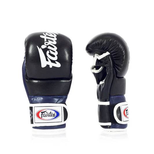 Fairtex FGV18-MMA SUPER SPARRING GRAPPLING GLOVES (BLACK/BLUE)