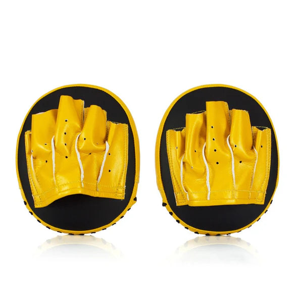Fairtex FOCUS MITTS (Black / Gold) - FMV15