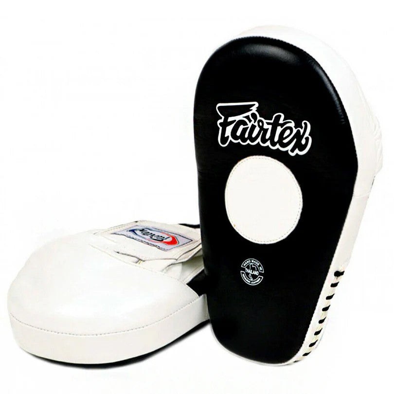 Fairtex "Pro Angular" FOCUS MITTS (Black/White) - FMV8