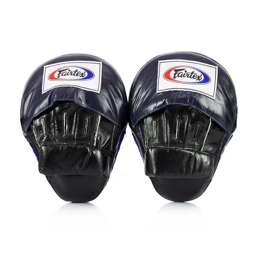 Fairtex "Ultimate Contour" FOCUS MITTS (Black / Blue) - FMV9