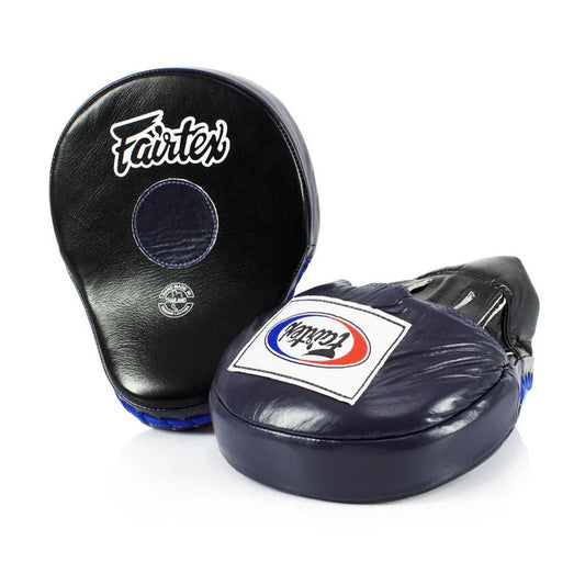 Fairtex "Ultimate Contour" FOCUS MITTS (Black / Blue) - FMV9