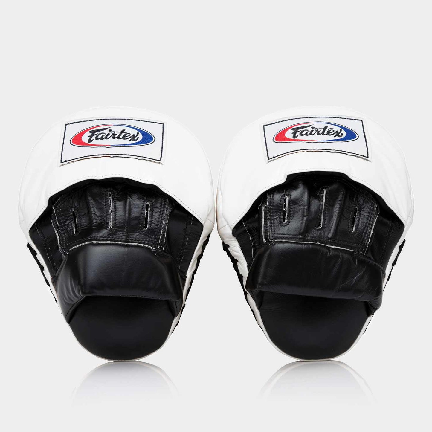 Fairtex "Ultimate Contour" FOCUS MITTS (Black/White) - FMV9