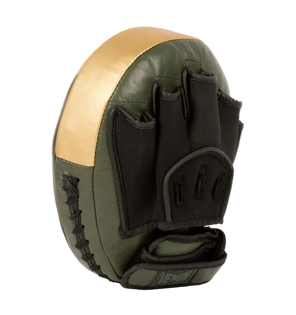 Venum - Pro Boxing Big Punch Mitts - (Khaki/Gold)